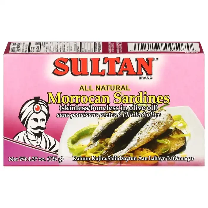 Sultan All Natural Morrocan Sardines 4.37 oz