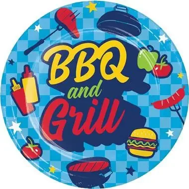 Summer Bbq Dinner Plate