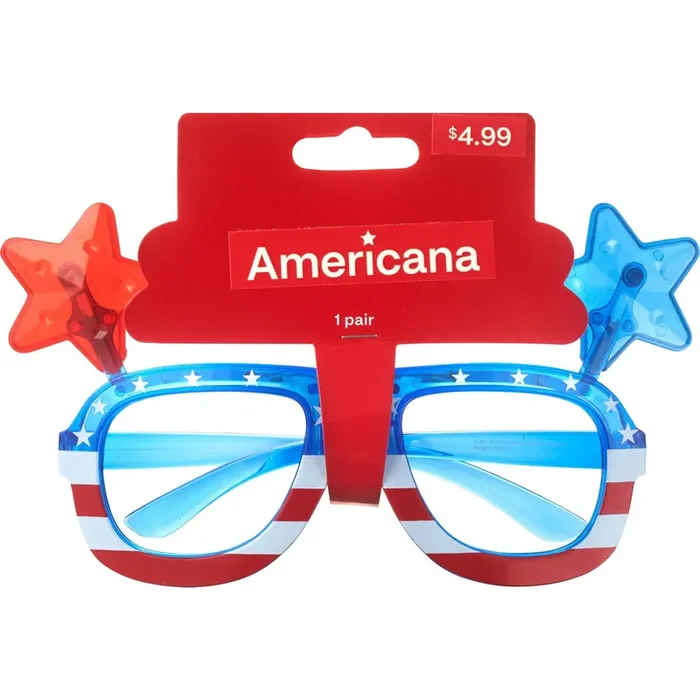 SUN & SKY Patriotic Light Up Glasses