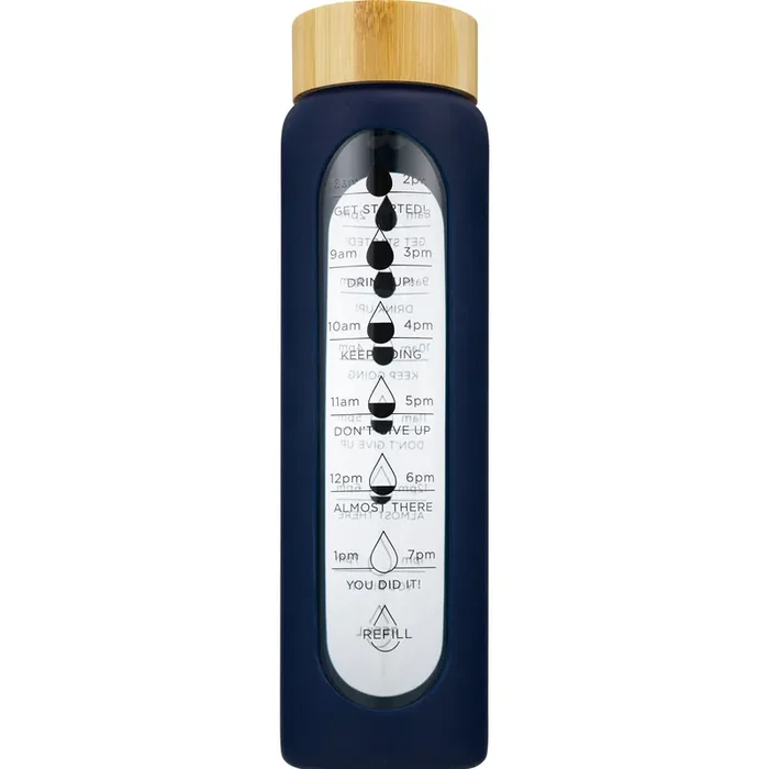 SUN AND SKY Reuseable Glass Bottle With Hydration Tracking