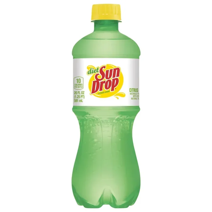 Sun Drop Diet Sun Drop Citrus Soda, 20 fl oz bottle