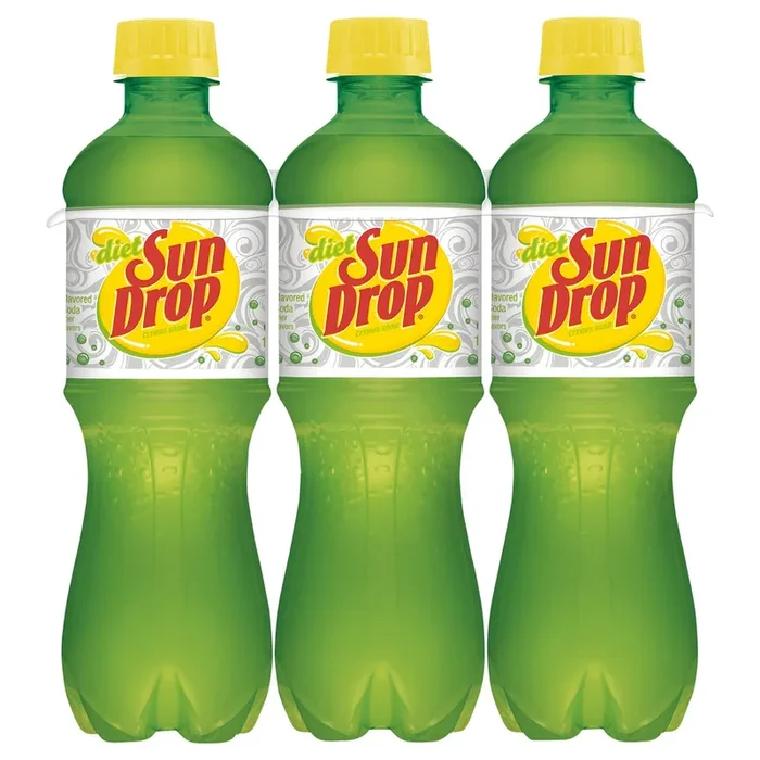 Sun Drop Diet Sun Drop Citrus Soda, .5 L bottles, 6 pack