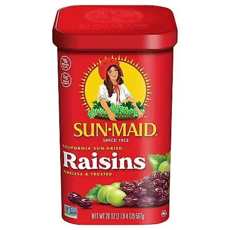 Sun-Maid Natural California Raisins – 20 Oz