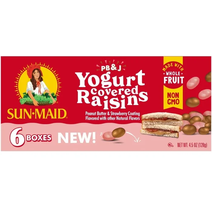 Sun-Maid Pb&J Yogurt Covered Raisins