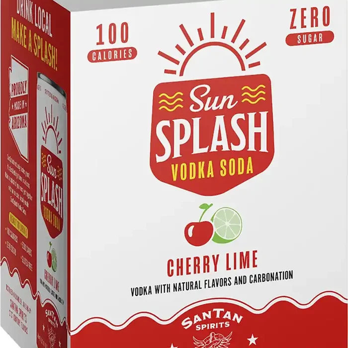 Sun Splash Cherry Lime Vodka Soda