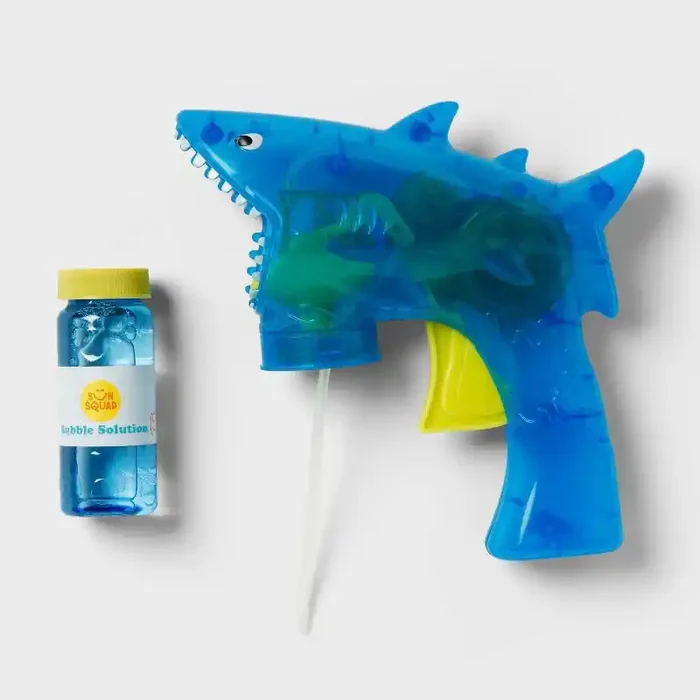 Sun Squad Spinning Light Shark Bubble Blaster – Sun Squad™