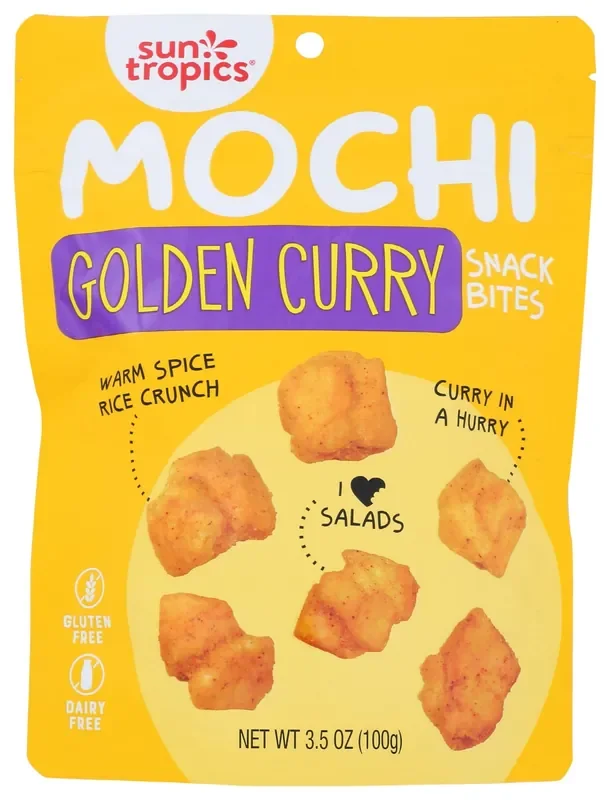Sun Tropics Golden Curry Mochi Bites, 3.5 oz