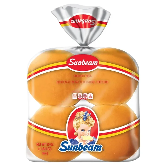 Sunbeam Jumbo Enriched Buns 8 ea