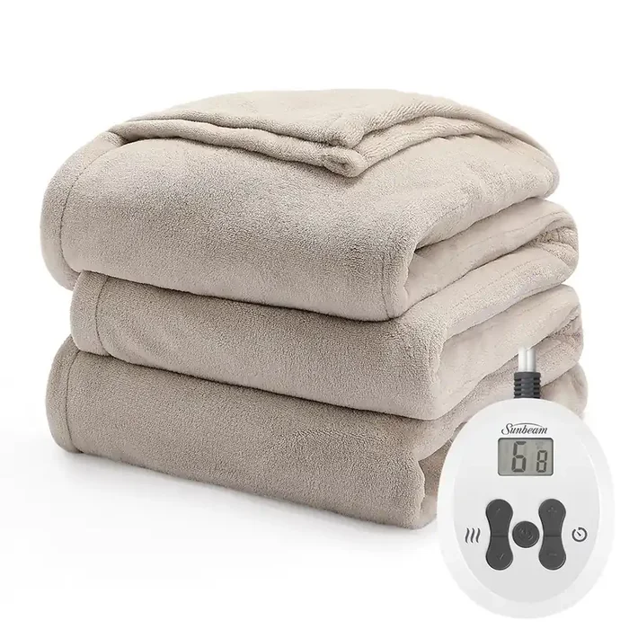 Sunbeam® Heated Microsoft Blanket Twin