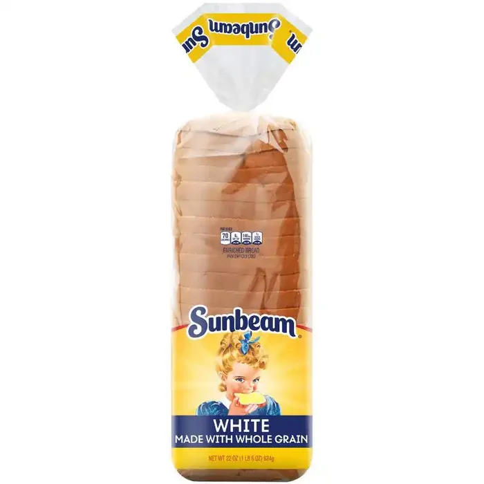 Sunbeam Whole Grain White Sandwich Bread – 22oz