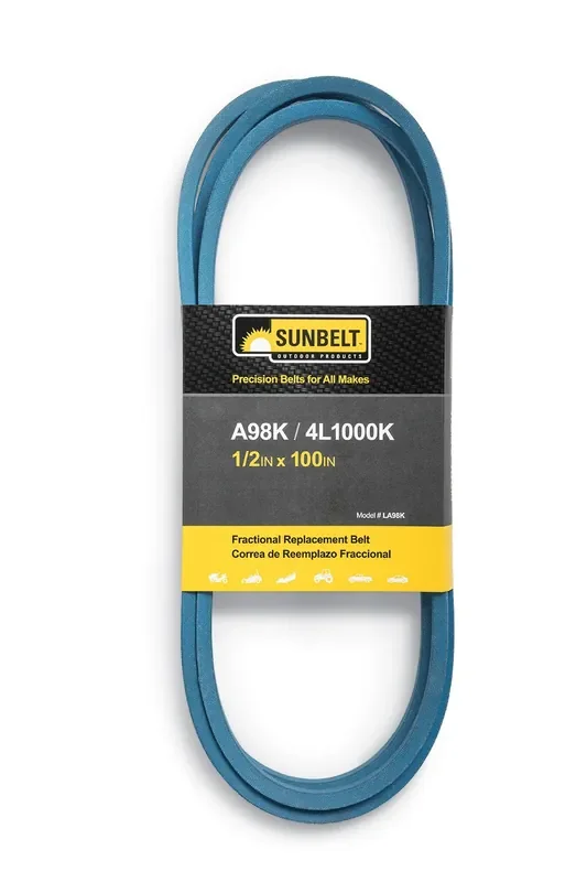 Sunbelt 1/2-in x 100-in Deck/Drive Belt, Multiple, Replaces OEM Part Number A98K, 4L900K