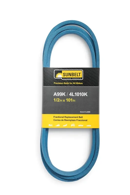 Sunbelt 1/2-in x 101-in Deck/Drive Belt, Multiple, Replaces OEM Part Number A99K, 4L1010K