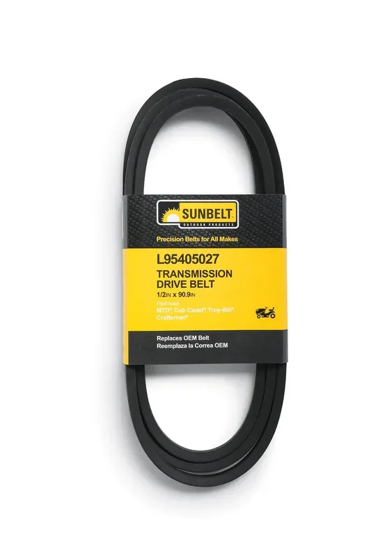 Sunbelt 1/2-in x 90.9-in Transmission Drive Belt, Riding Mower/Tractors, Replaces OEM Part Number
