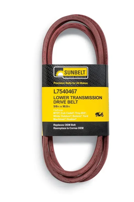 Sunbelt 5/8-in x 90.8-in Lower Transmission Drive Belt, Riding Mower/Tractors, Replaces OEM Part Number