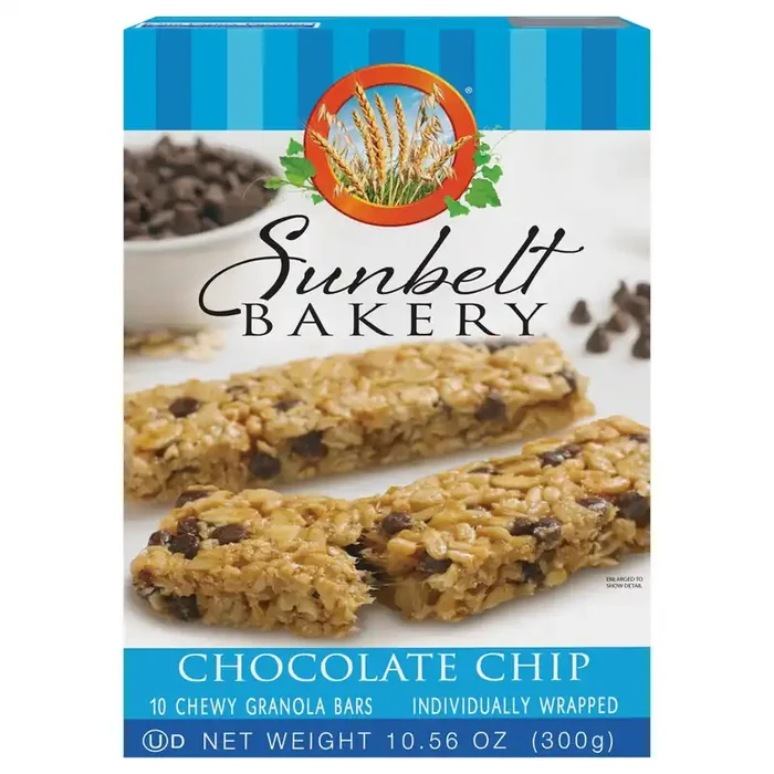Sunbelt Bakery Chewy Granola Bars, Sunbelt Bakery Family Pack Chocolate Chip