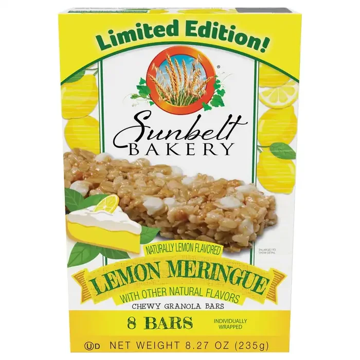 Sunbelt Bakery Chewy Granola Bars, Sunbelt Bakery Family Pack Lemon Meringue