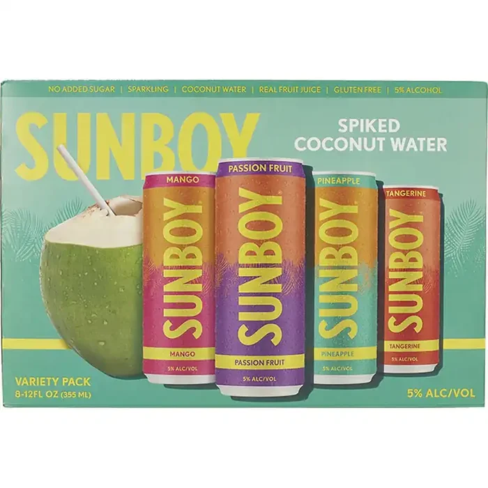 Sunboy Spiked Coconut Water Variety – 96 oz