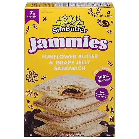 Sunbutter Natural Sandwich Grape Jammie – 2 OZ