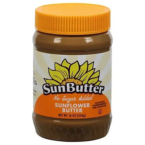 Sunbutter Sunflower Butter No Sugar Added – 16 Oz