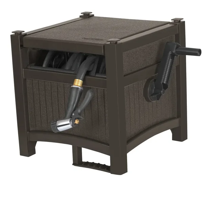 Suncast Slide Trak Hose Hideaway – Java