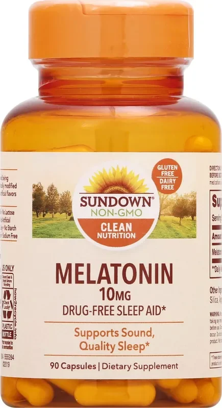 Sundown Clean Nutrition 10 mg Capsules Melatonin 90 ea