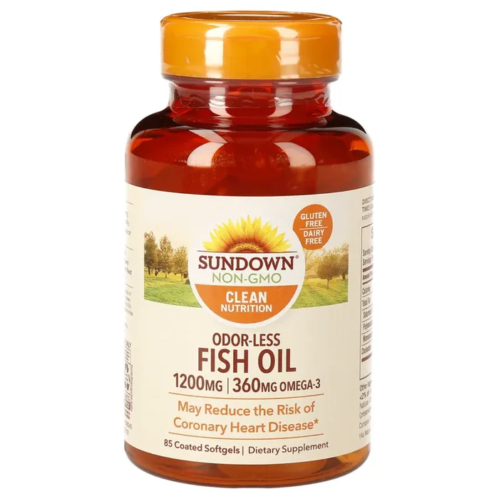 Sundown Fish Oil 1200 mg Odorless Softgel