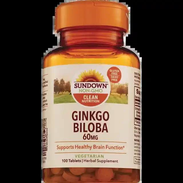 Sundown Naturals Ginkgo Biloba Plus 60 MG