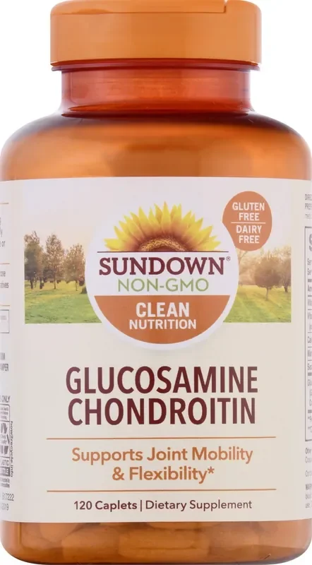 Sundown Non-GMO Caplets Glucosamine Chondroitin 120 ea