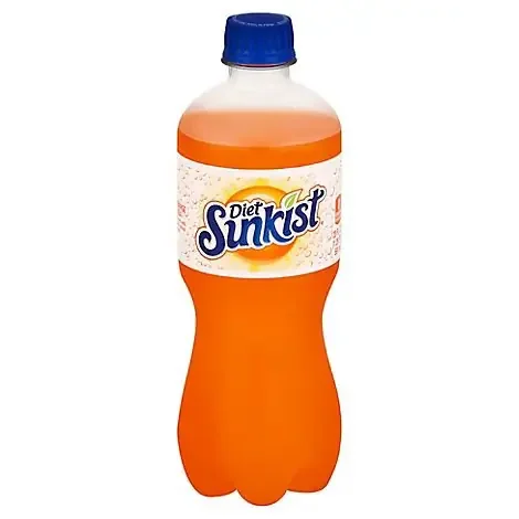 Sunkist Zero Sugar Orange Soda Bottle – 20 Fl. Oz.