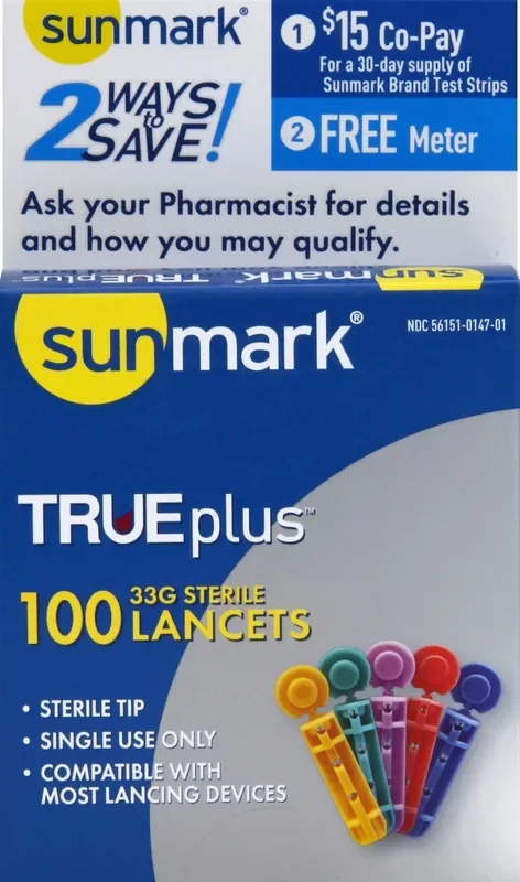 Sunmark Lancets 100 ea