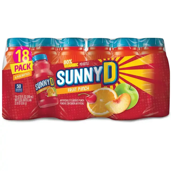 Sunny D Fruit Punch 18 pk Bottles