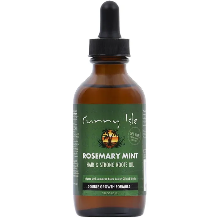 Sunny Isle Rosemary Mint Hair Oil, 3 Oz