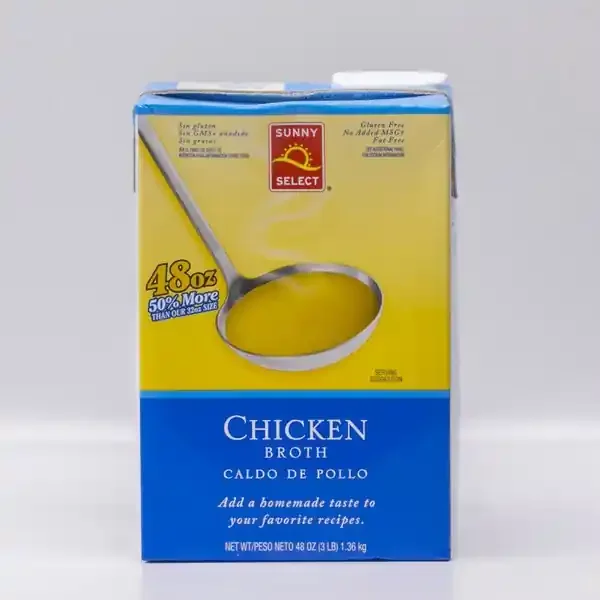 Sunny Select, Aceptic Chicken Broth – 48 oz