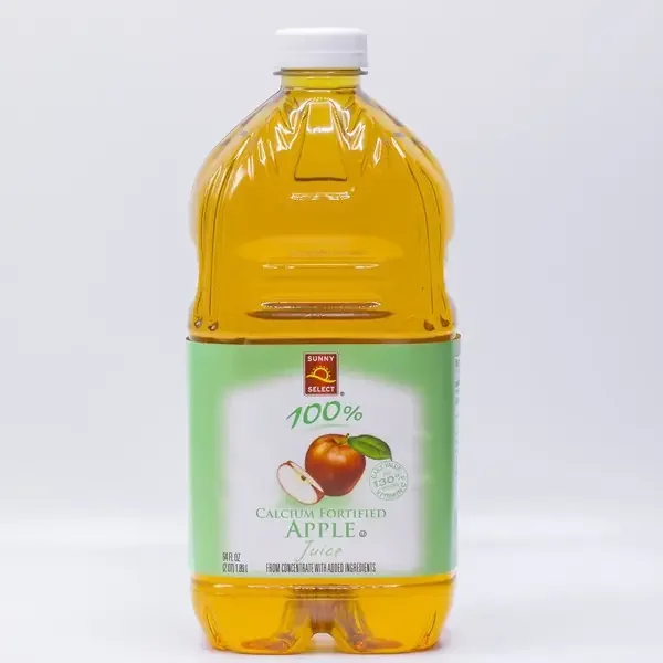 Sunny Select Calcium Fortified Apple 100% Juice 64 fl oz