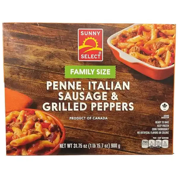 Sunny Select, Penne Italian Sausage & Peppers, Family Size