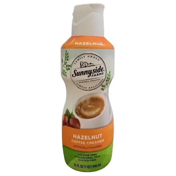Sunnyside Farms, Coffee Creamer, Hazelnut, Lactose Free