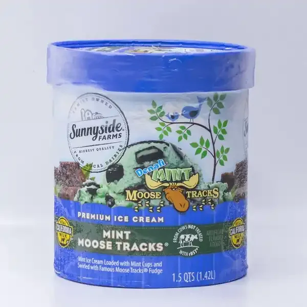 Sunnyside Farms, Mint Moose Tracks Ice Cream
