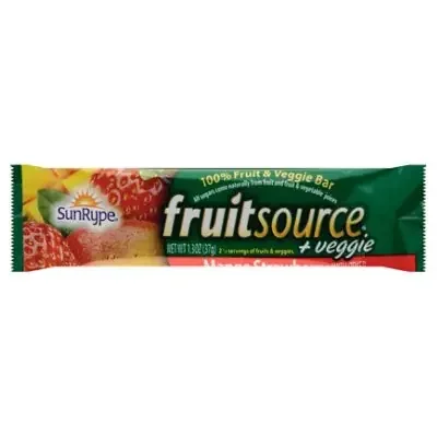 SunRype Sun Rype Bar Fruitsource Strawberry Mang