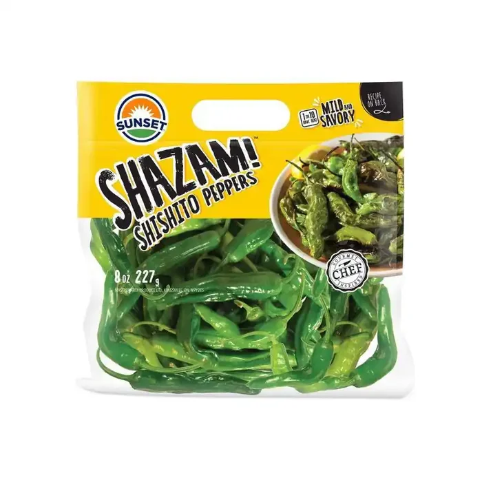 SUNSET Shazam Mild & Savory Shishito Peppers 8 oz