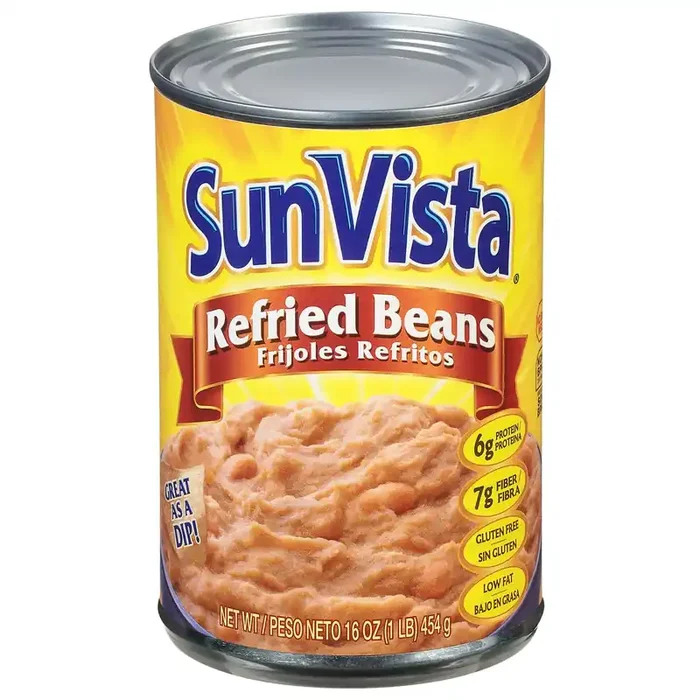 SunVista Refried Beans 16 oz