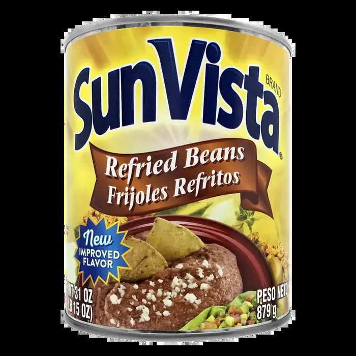 SunVista Refried Beans 31 oz