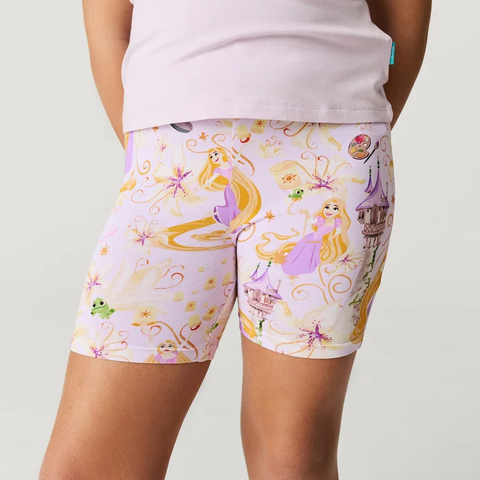 Tangled Purple Toddler Bike Shorts | Disney Princess Rapunzel