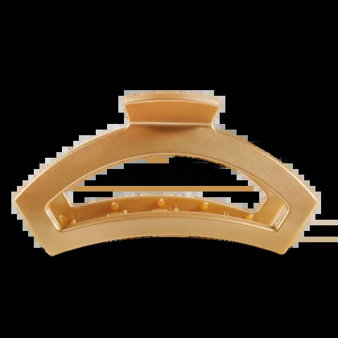 TELETIES LARGE OPEN HAIR CLIP CHAMPAGNE TOAST