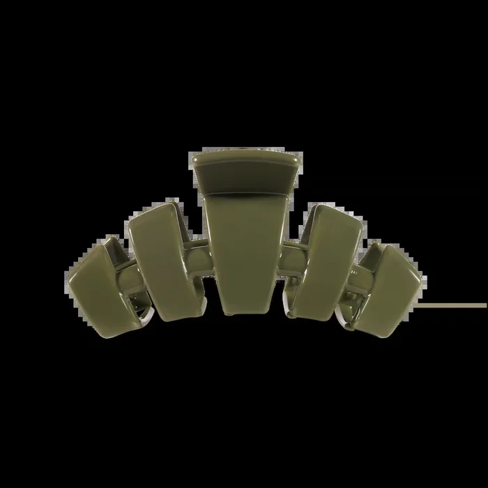 TELETIES MEDIUM HAIR CLIP OLIVE