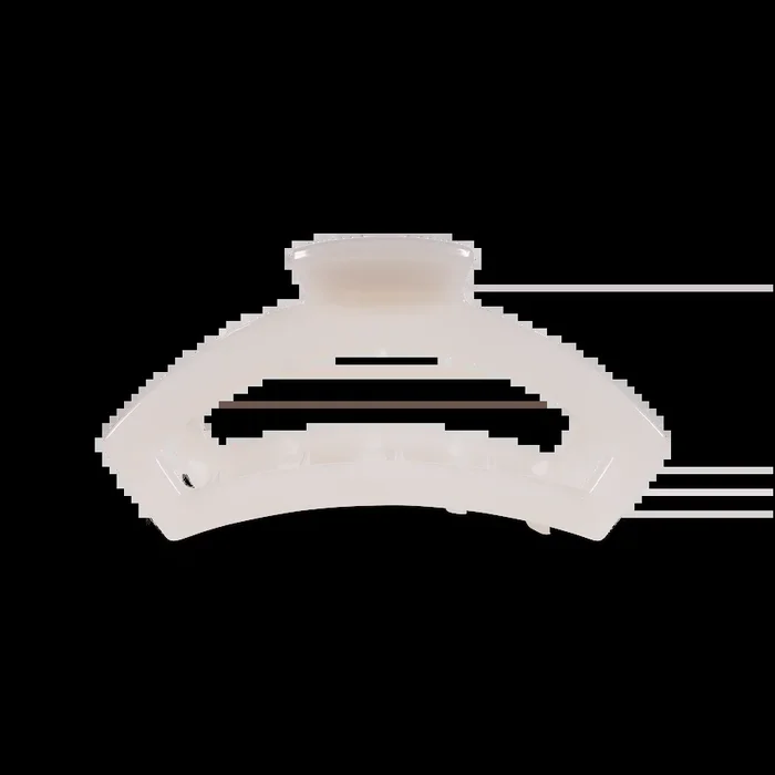 TELETIES MEDIUM OPEN HAIR CLIP COCONUT WHITE