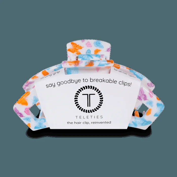 Teleties Open Large Hair Clip – Fluttering By