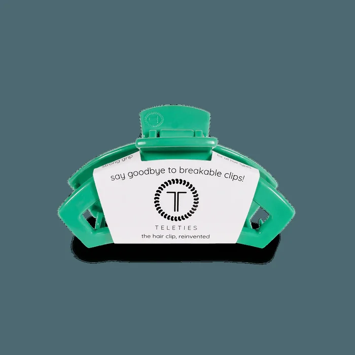Teleties Open Tiny Hair Clip – Green Come True
