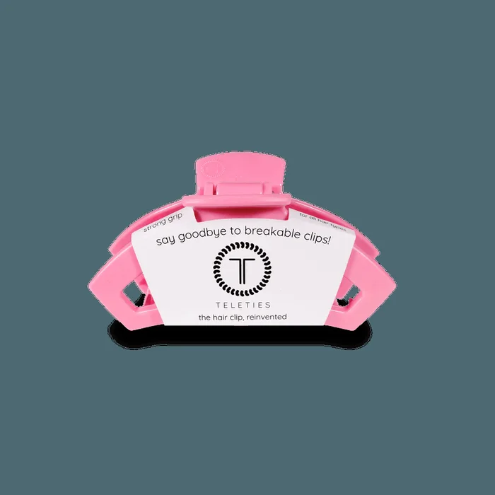 Teleties Open Tiny Hair Clip – Peonies Please