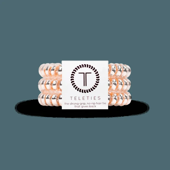 Teleties Small Hair Ties – Millennial Pink