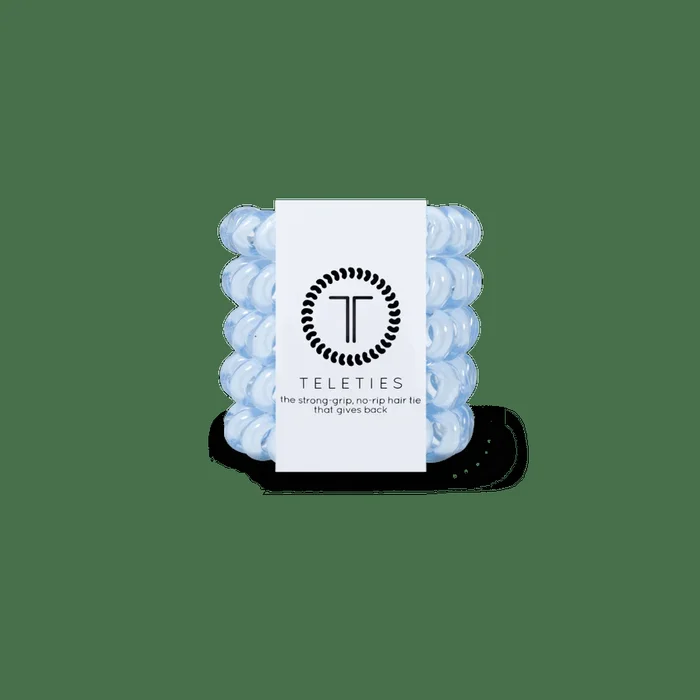 Teleties Tiny Hair Ties – Washed Denim